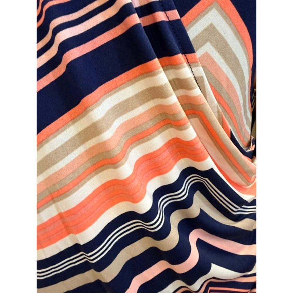Misia - Striped Wrap Blouse - Medium - Picture 3 of 4